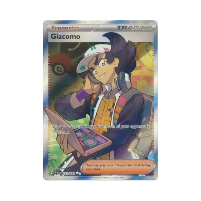 Pokemon - Paldea Evolved 252/193 Giacomo (Illustration Rare) - The Scale Model Stash