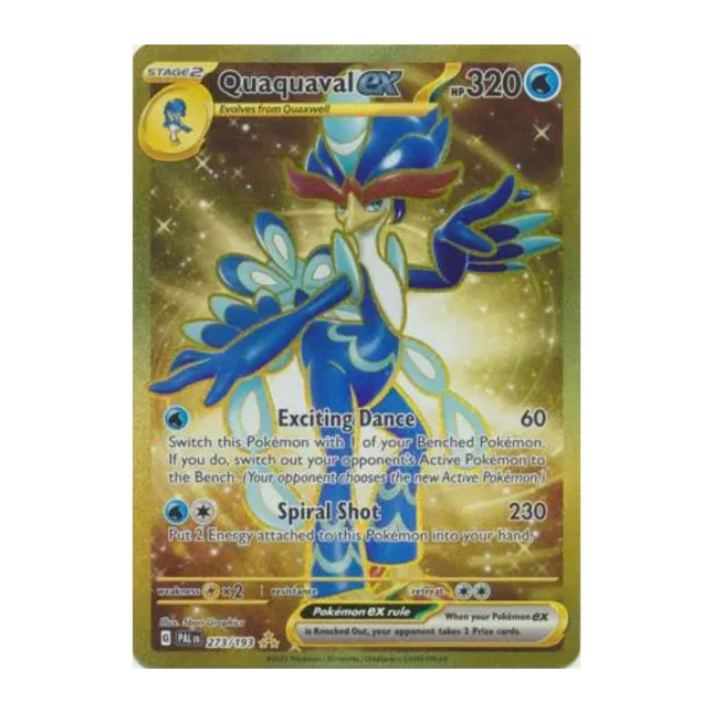 Pokemon - Paldea Evolved 273/193 Quaquaval ex (Secret Rare) - The Scale Model Stash