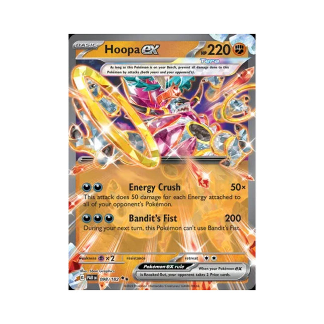 Pokemon - Paradox Rift 098/182 Hoopa ex - The Scale Model Stash