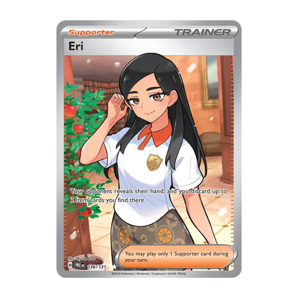 Pokemon - Prismatic Evolutions 136/131 Eri (Full Art) - The Scale Model Stash