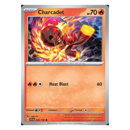 Pokemon - Scarlet and Violet (Base Set) 040/198 Charcadet (Non Holo) - The Scale Model Stash