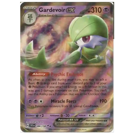 Pokemon - Scarlet and Violet (Base Set) 086/198 Gardevoir ex (Half Art) - The Scale Model Stash