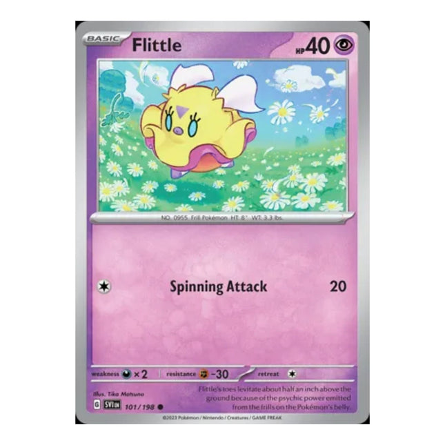 Pokemon - Scarlet and Violet (Base Set) 101/198 Flittle (Non Holo) - The Scale Model Stash
