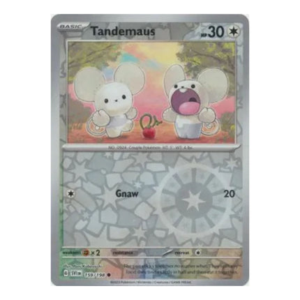 Pokemon - Scarlet and Violet (Base Set) 159/198 Tandemaus (Reverse Holo) - The Scale Model Stash