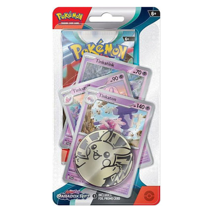 Pokemon - Scarlet and Violet Paradox Rift Premium Checklane Blister Tinkaton - The Scale Model Stash