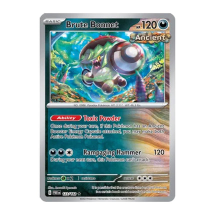 Pokemon - Scarlet and Violet Promo 123/182 Cosmos Holo Brute Bonnet - The Scale Model Stash