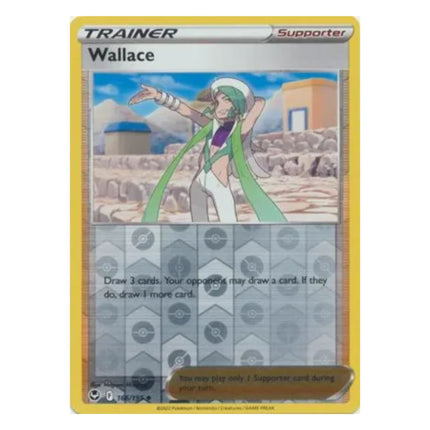 Pokemon - Sword and Shield Silver Tempest 166/195 Wallace (Rev Holo) - The Scale Model Stash