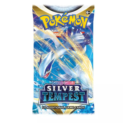 Pokemon - Sword and Shield Silver Tempest Booster Pack - The Scale Model Stash