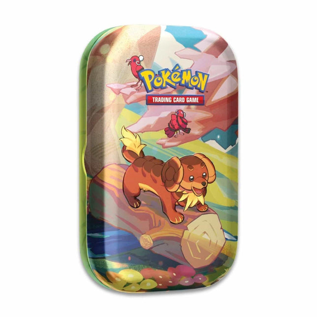 Pokémon TCG: Vibrant Paldea Mini Tin (Oricorio & Dachsbun) - The Scale Model Stash