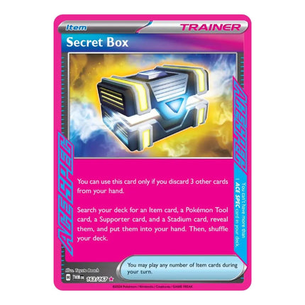 Pokemon - Twilight Masquerade 163/167 Secret Box ACE SPEC - The Scale Model Stash