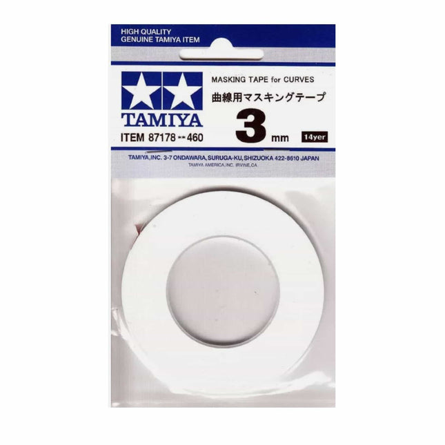 Tamiya - 3mm Masking Tape for Curves - The Scale Model Stash