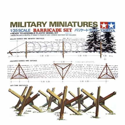 Tamiya - Barricade Set 1/35 - The Scale Model Stash