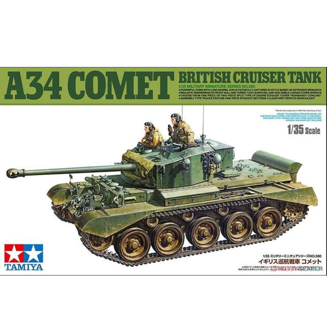 Tamiya - British Cruiser Tank A34 Comet 1/35 - The Scale Model Stash