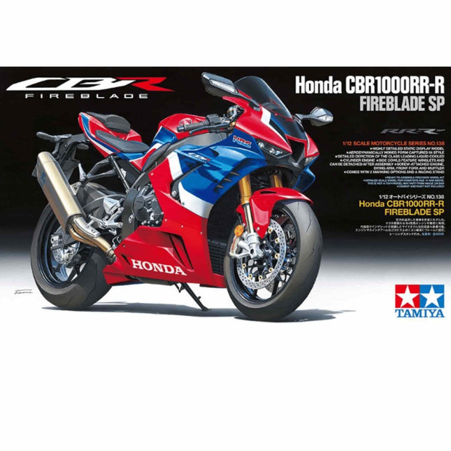 Tamiya CBR Fireblade Honda CBR1000RR - R Fireblade SP 1/12 (138) - The Scale Model Stash