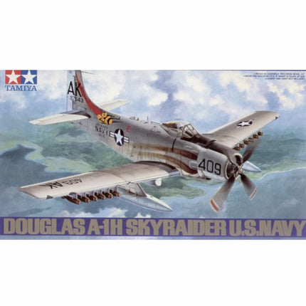 Tamiya - Douglas A - 1H Skyraider U.S. Navy 1/48 - The Scale Model Stash