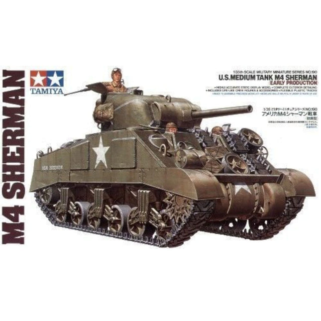 Tamiya - M4 Sherman Early Production Tank Overlord 1/35 - The Scale Model Stash