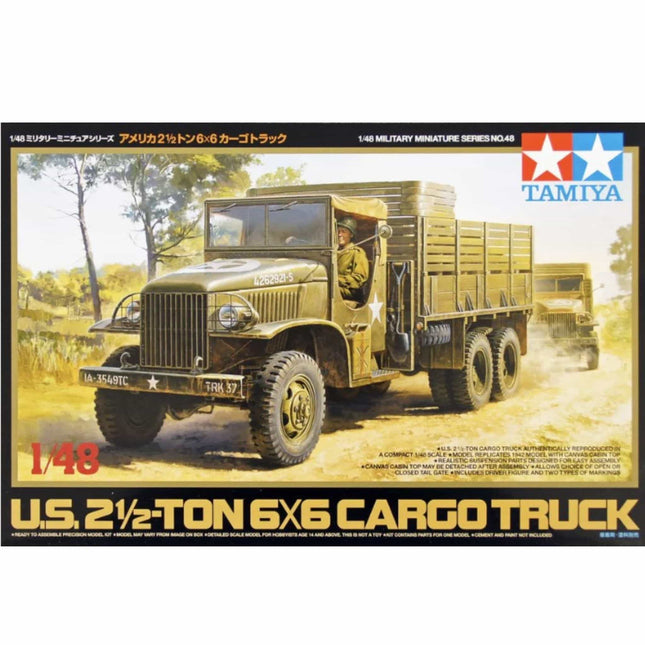 Tamiya - U.S. 2 1/2 Ton 6x6 Cargo Truck 1/48 - The Scale Model Stash