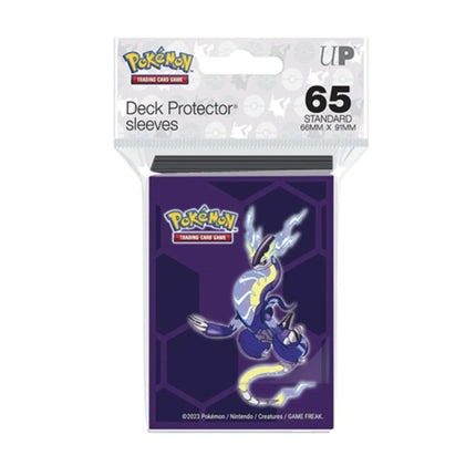 Ultra Pro - Standard Deck Protector Sleeves - Pokemon Miraidon 65pk - The Scale Model Stash