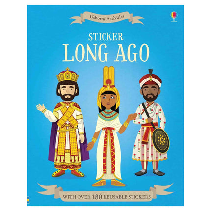 Usborne Activities - Sticker Long Ago (180 Reusable Stickers) - The Scale Model Stash