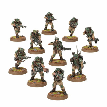 Warhammer 40,000 - Astra Militarum Cadian Shock Troops - The Scale Model Stash