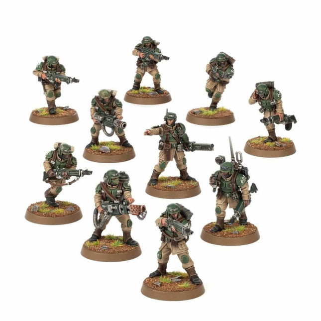 Warhammer 40,000 - Astra Militarum Cadian Shock Troops - The Scale Model Stash