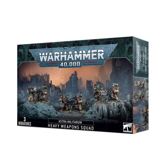 Warhammer 40,000 - Astra Militarum Heavy Weapons Squad - The Scale Model Stash