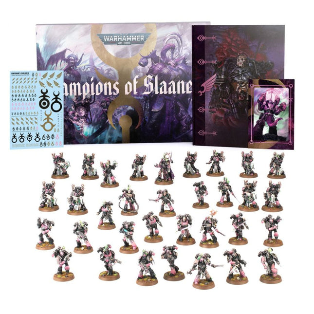 Warhammer 40,000 - Champions of Slaanesh – Emperor's Children Army Set - The Scale Model Stash