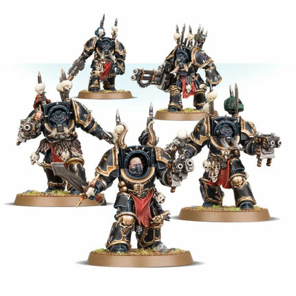 Warhammer 40,000 - Chaos Space Marines Chaos Terminator Squad - The Scale Model Stash