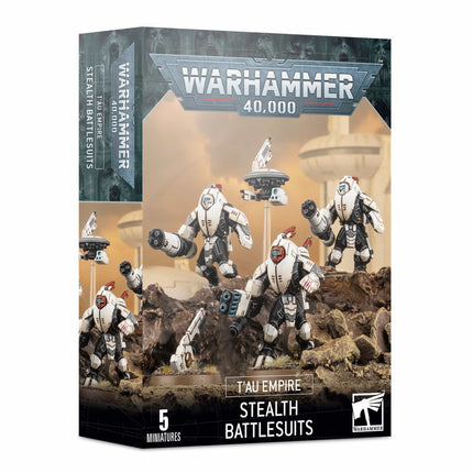 Warhammer 40,000 - T'au Empire Stealth Battlesuits - The Scale Model Stash