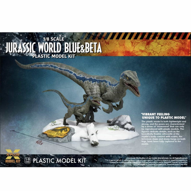 X Plus - Blue and Beta Jurassic World 1/8 - The Scale Model Stash