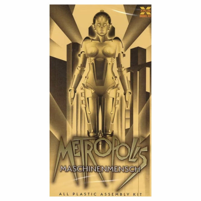 X - Plus - Metropolis Maschinenmensch (Seated Vea) 1/8 Plastic Model Kit - The Scale Model Stash