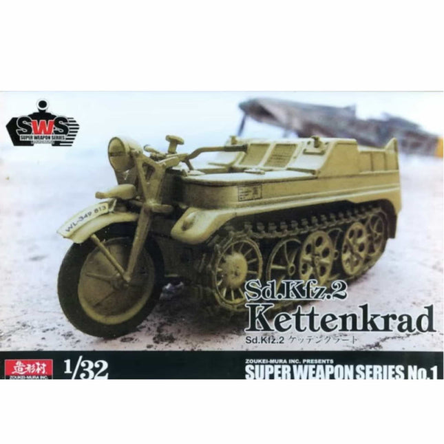 Zoukei - Mura Sd.Kfz.2 Kettenkrad 1/32 - The Scale Model Stash