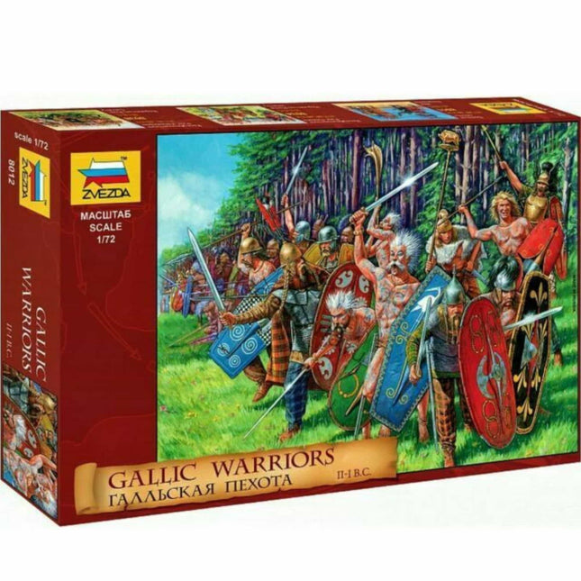 Zvezda - Gallic Warriors - 1/72 (8012) - The Scale Model Stash