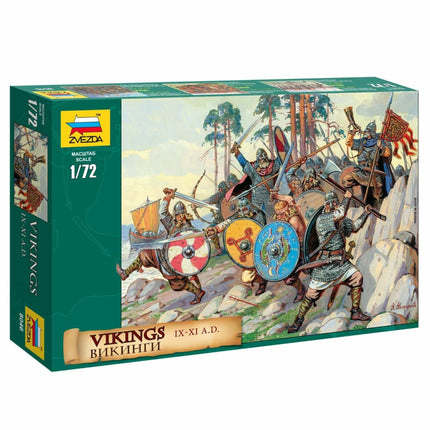 Zvezda - Vikings (9th - 11th Century AD) - 1/72 - The Scale Model Stash